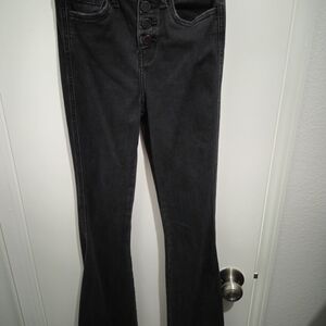 Flying Monkey Charcoal Button-Fly Denim